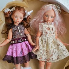 Шарнирная фарфоровая красотка 18см.