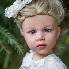 Ноэль (Noelle). ООАК Готц (Gotz). Серые глазки