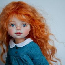 Веснушка. ООАК куколки Паола Рейна Paola Reina.