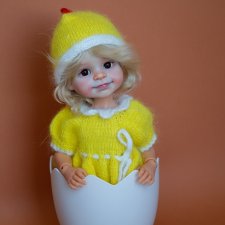 Цыплёнок🐣 ООАК куколки Паола Рейна Paola Reina.