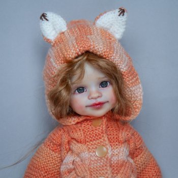 Лисёнок 🦊 ООАК куколки Паола Рейна Paola Reina