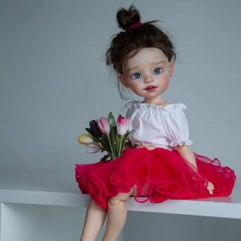 Розочка 🌹 ООАК куколки Паола Рейна Paola Reina