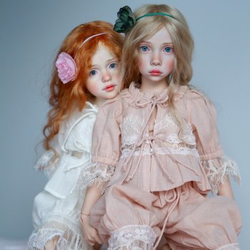 Алёнка и Роза. Подружки от Dollshe Craft .