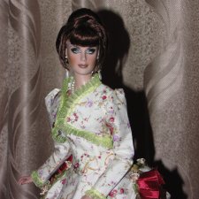 Платье для чаепития 1960. Комплект на формат куклы 40см. часть 2