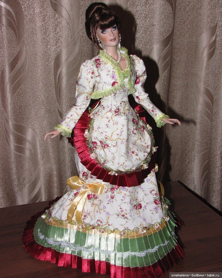 Платье для чаепития 1960. Комплект на формат куклы 40см. часть 2