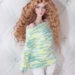 пончо для авторской куклы 1/6 Марии Пикуновой и интегрити тойс