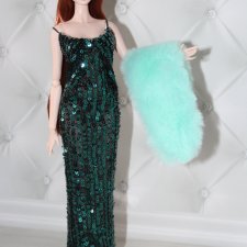 меховые боа с застежкой (разные расцветки)