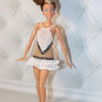 вязаное платье для стройной мтм