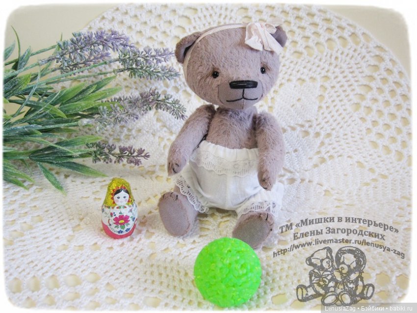 Мой подарок на 8 Марта - выкройка мишки Уленька 19 см (фото 5)