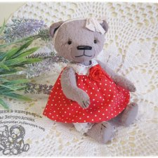 Мой подарок на 8 Марта - выкройка мишки Уленька 19 см