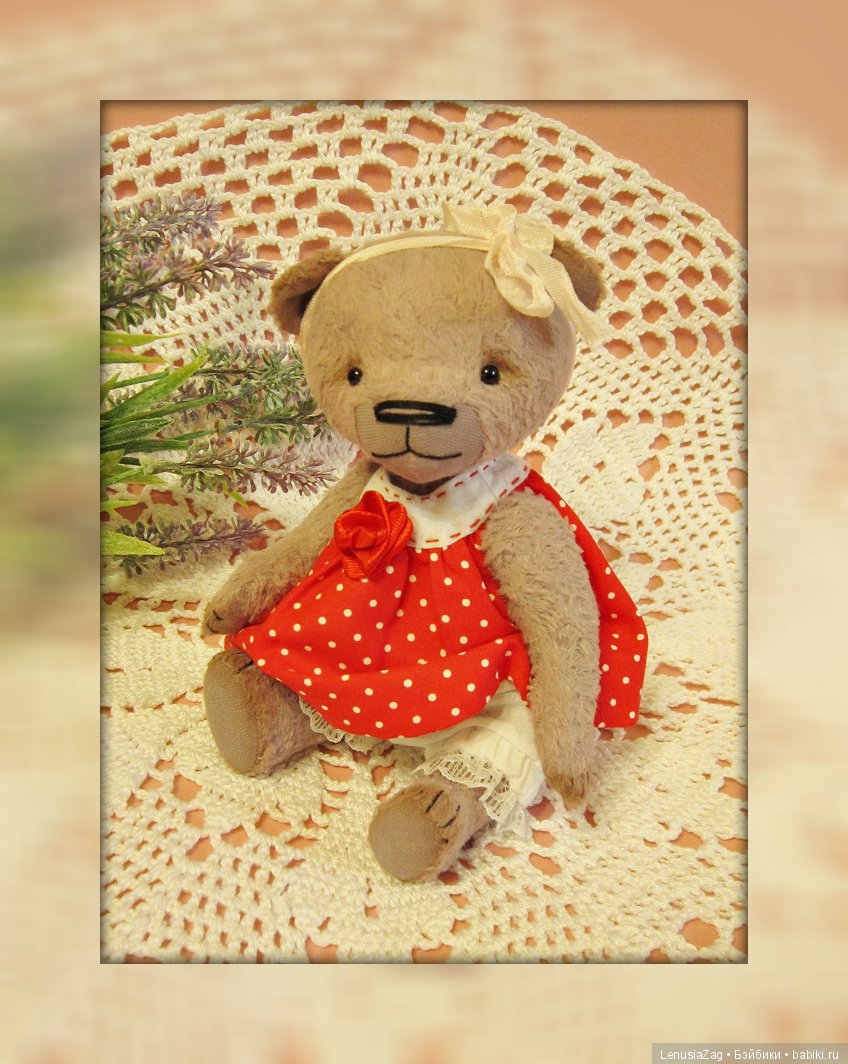 Мой подарок на 8 Марта - выкройка мишки Уленька 19 см (фото 10)