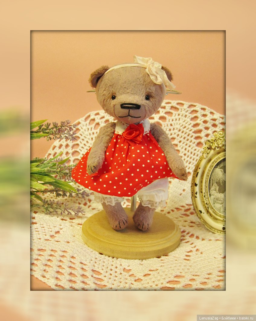 Мой подарок на 8 Марта - выкройка мишки Уленька 19 см (фото 8)