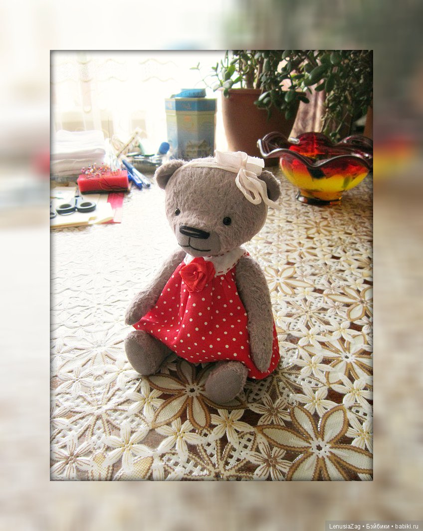Мой подарок на 8 Марта - выкройка мишки Уленька 19 см