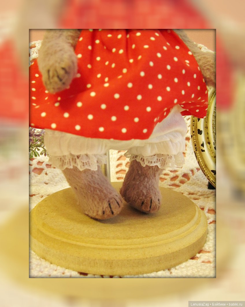 Мой подарок на 8 Марта - выкройка мишки Уленька 19 см (фото 9)