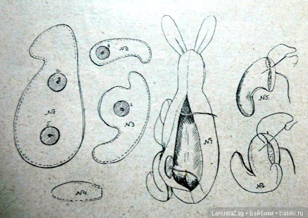 Как сделать игрушечного зайца (фото 2)