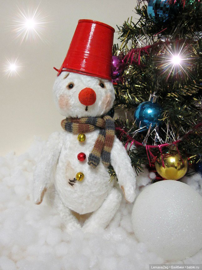 Снеговики в России — Авторские мишки Тедди и друзья: фото (фото 7)