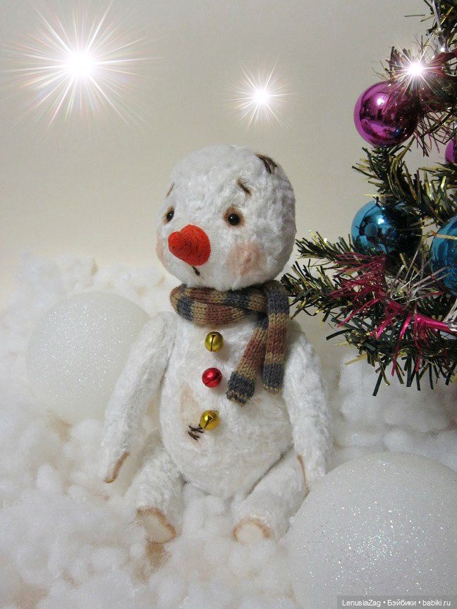 Снеговики в России — Авторские мишки Тедди и друзья: фото (фото 8)