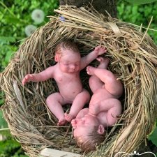 ООАК малыши Горошек и Бусинка