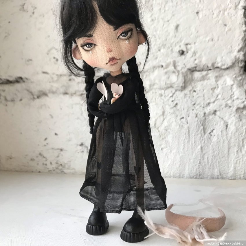 Первая кукла Нового Года, текстильная кукла Анастасии Угольниковой