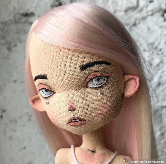 Первая кукла Нового Года, текстильная кукла Анастасии Угольниковой (фото 6)