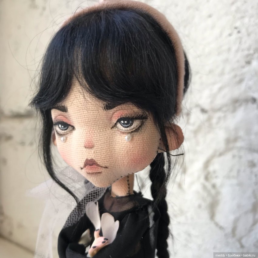 Первая кукла Нового Года, текстильная кукла Анастасии Угольниковой