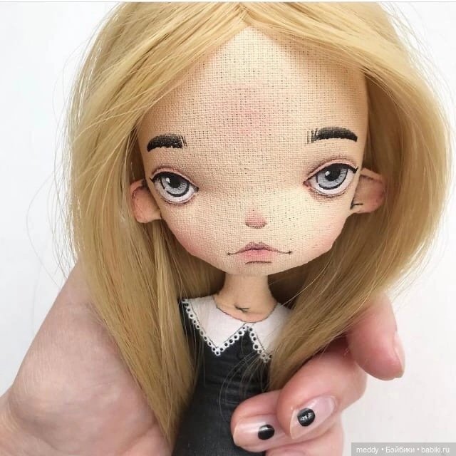 Первая кукла Нового Года, текстильная кукла Анастасии Угольниковой (фото 4)