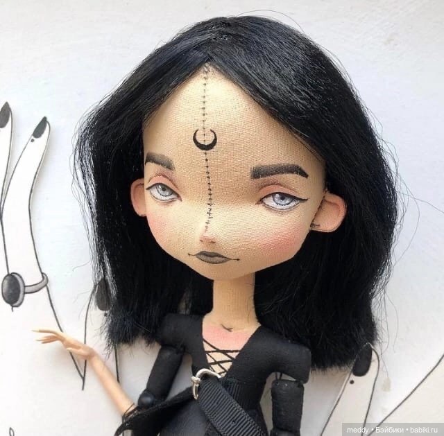 Первая кукла Нового Года, текстильная кукла Анастасии Угольниковой (фото 8)