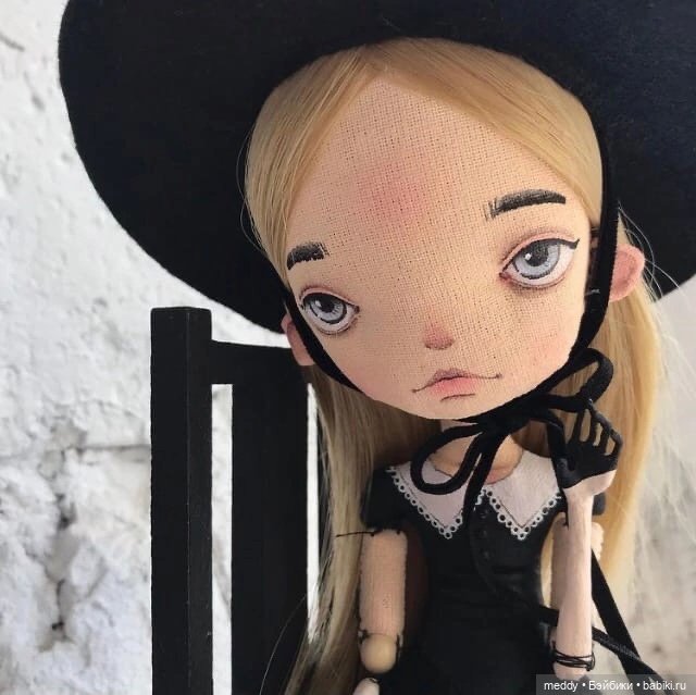 Первая кукла Нового Года, текстильная кукла Анастасии Угольниковой (фото 10)