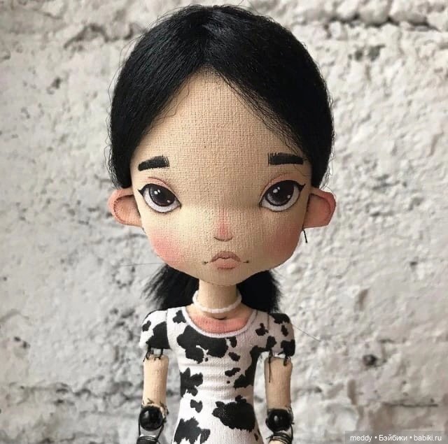 Первая кукла Нового Года, текстильная кукла Анастасии Угольниковой (фото 7)