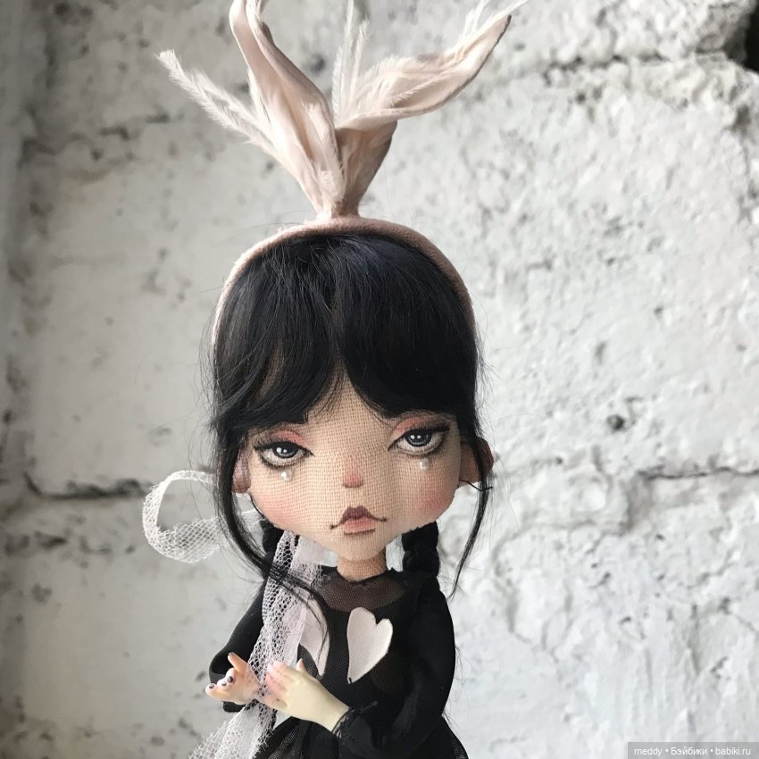 Первая кукла Нового Года, текстильная кукла Анастасии Угольниковой