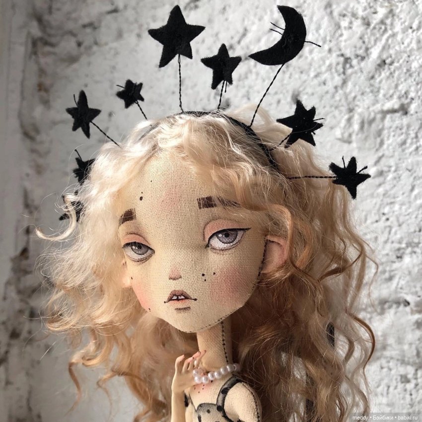 Первая кукла Нового Года, текстильная кукла Анастасии Угольниковой (фото 3)