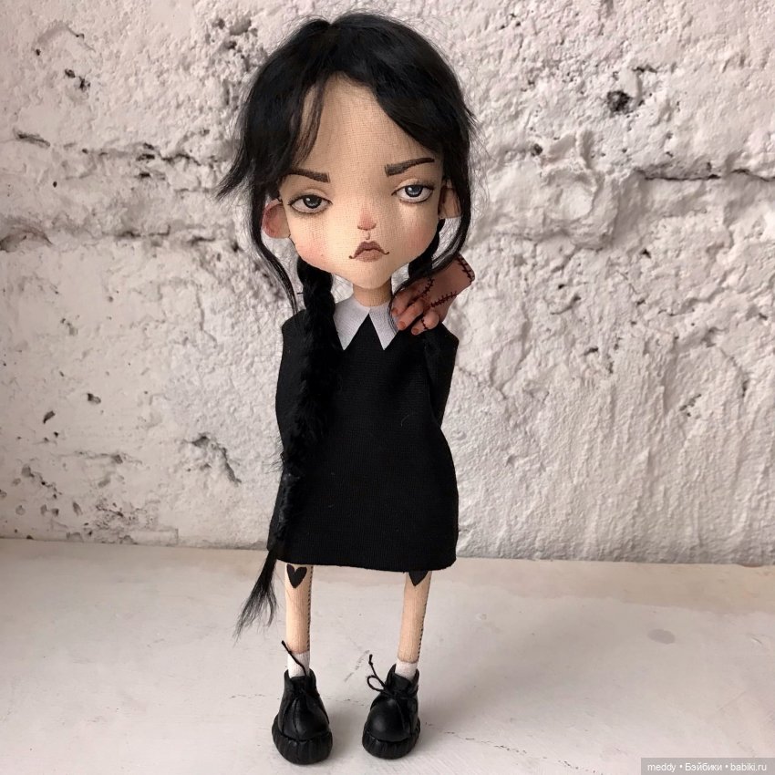 Первая кукла Нового Года, текстильная кукла Анастасии Угольниковой