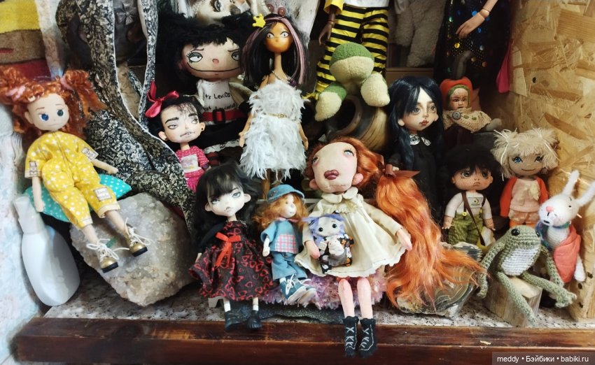 Моя банда текстилек — Домашние фото авторских кукол: личные коллекции
