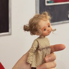 Гибрид, авторская голова на теле минибаболика