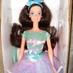 Spring tea party Barbie брюнетка