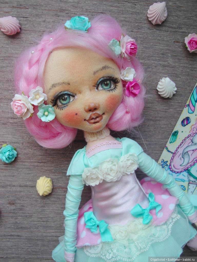 Малышка Луиза - маленькая текстильная зефиринка (фото 3)