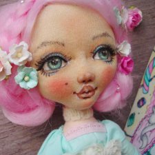 Малышка Луиза - маленькая текстильная зефиринка