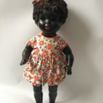 Антикварная кукла африканка флиртушка K&W