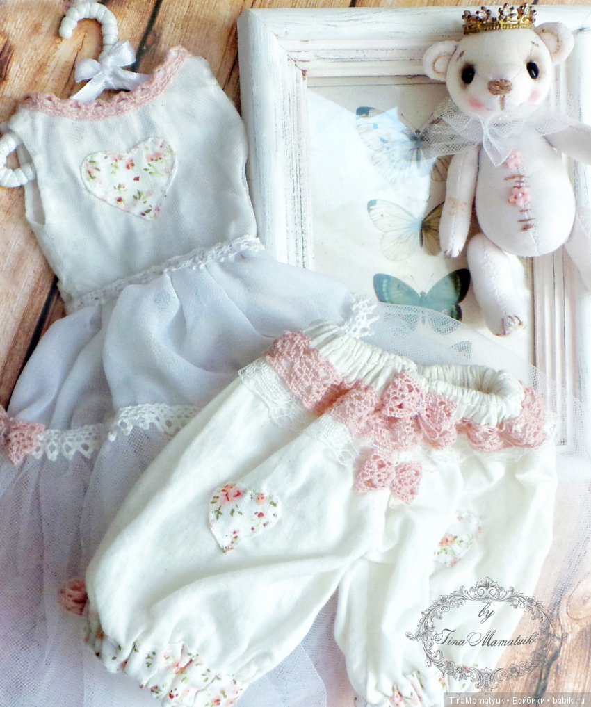 Текстильные куколки с объемным лицом, коллекция Бантики Цветочки