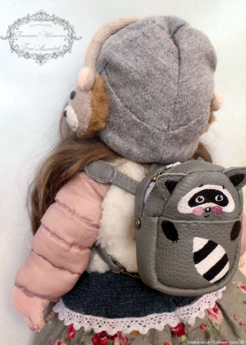 Текстильные куколки с объемным лицом, коллекция Бантики Цветочки (фото 2)