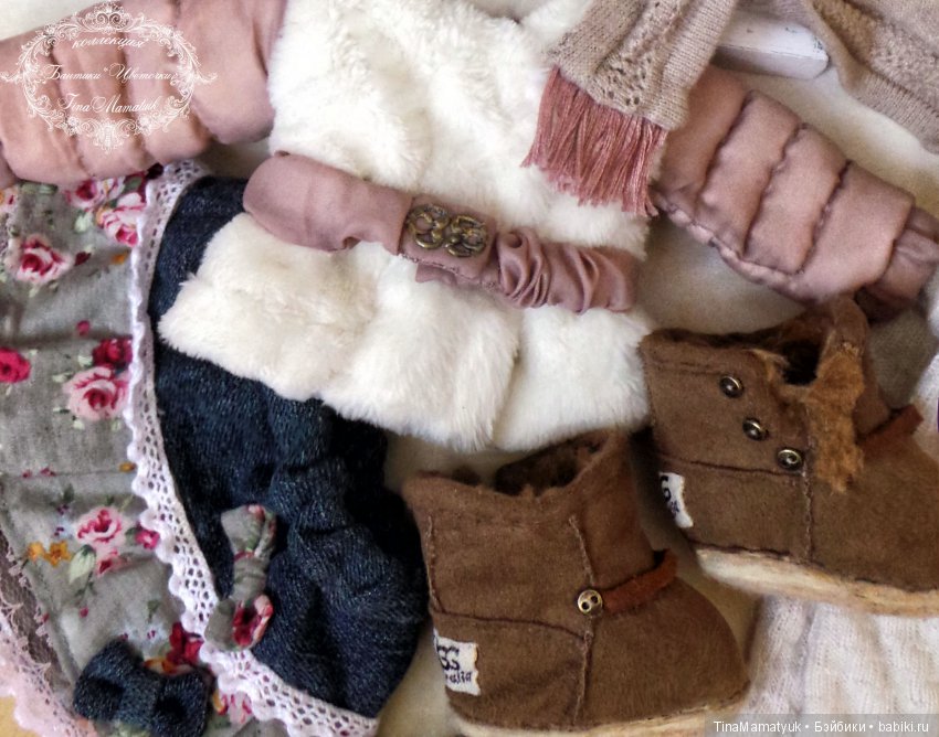 Текстильные куколки с объемным лицом, коллекция Бантики Цветочки (фото 4)