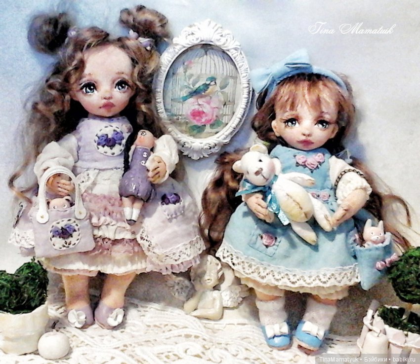 Куколки-малышки — Авторские текстильные куклы: Вальдорфские