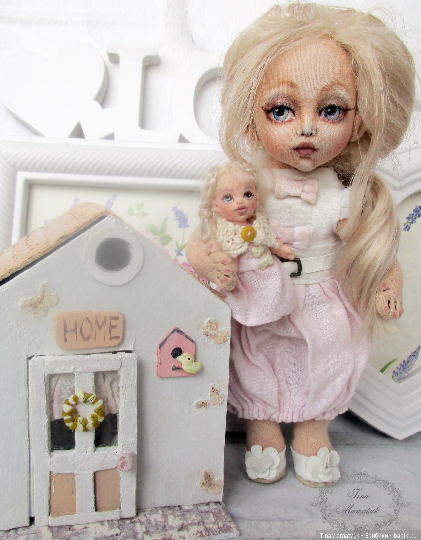 Куколки-малышки — Авторские текстильные куклы: Вальдорфские