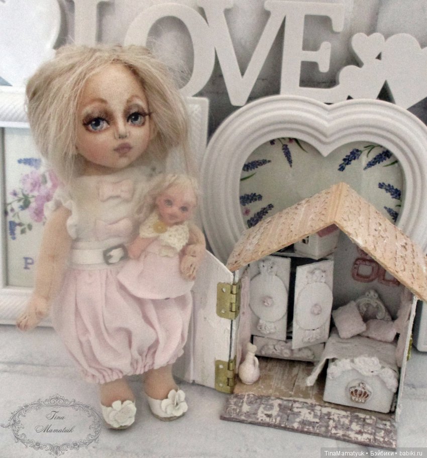 Куколки-малышки — Авторские текстильные куклы: Вальдорфские