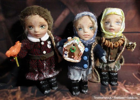 Мои мини куколки — Авторские текстильные куклы: Вальдорфские (фото 3)