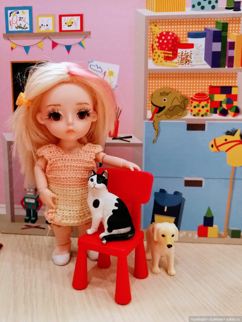 Эми из Китая, смена имиджа малышки шарнирки