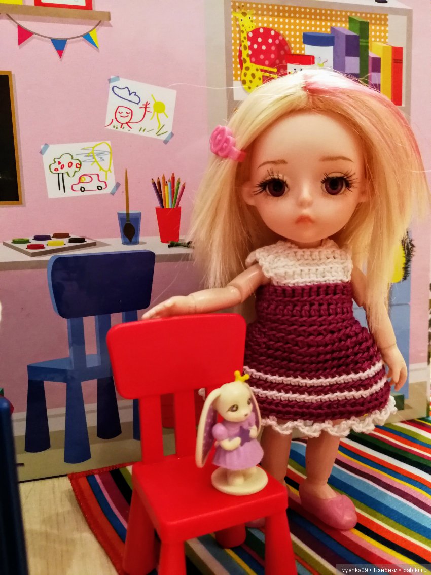 Эми из Китая, смена имиджа малышки шарнирки