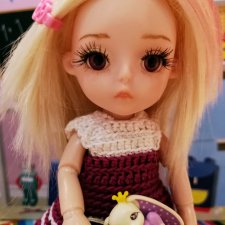 Эми из Китая, смена имиджа малышки шарнирки