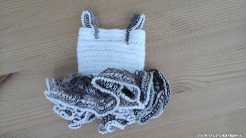 Платье с изнаночной стороны