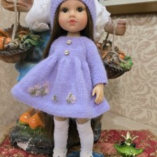 Вязаная одежда для кукол, разного формата